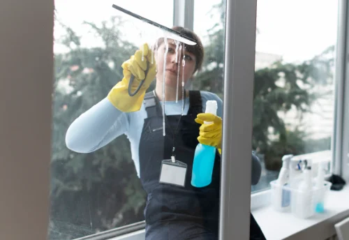 Nettoyage de vitres intérieures et extérieures à Saint-Coulomb